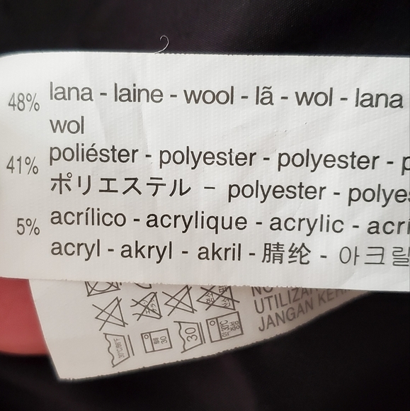 ZARA Girls Wool Peacoat - Picture 3 of 5